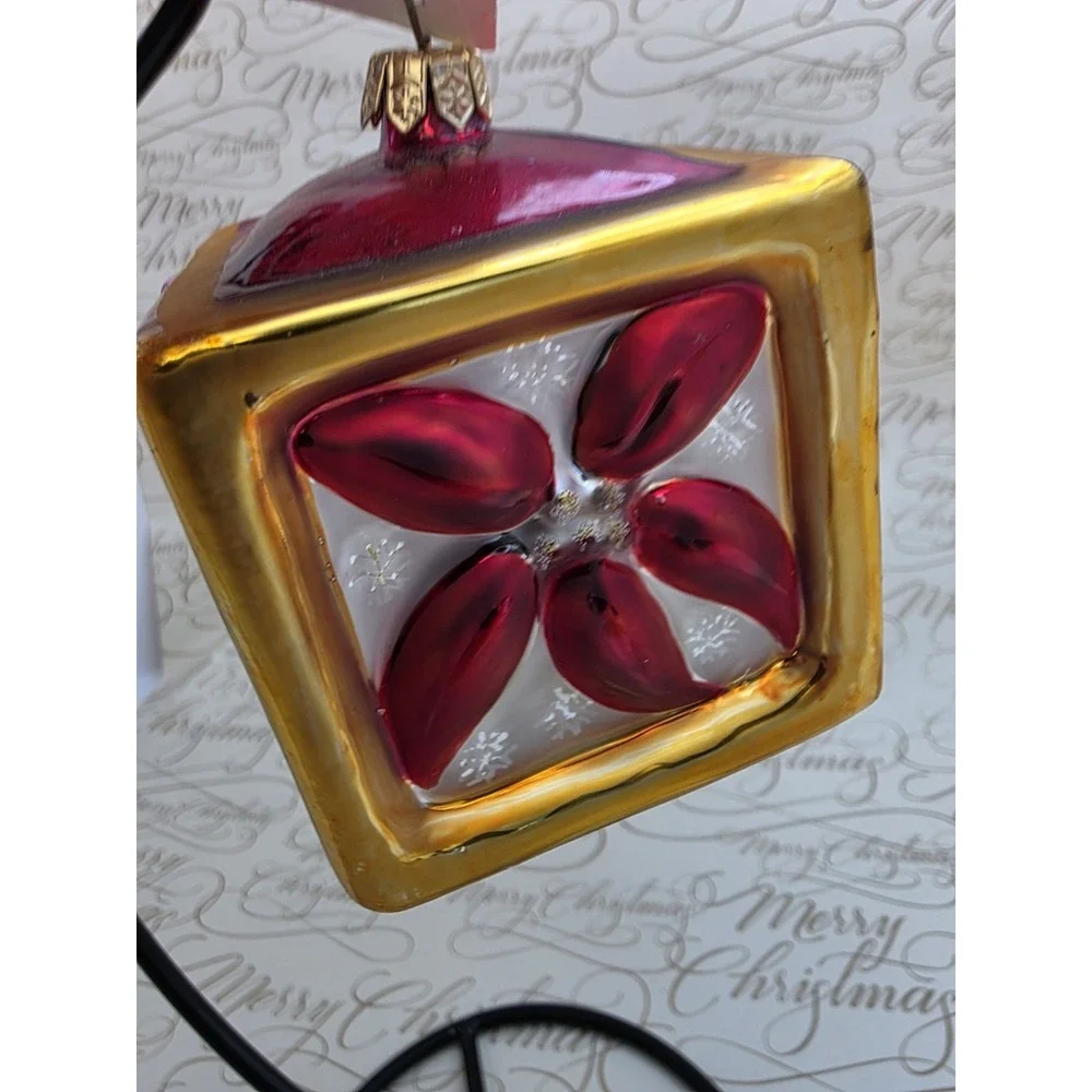 Christopher Radko Disney Donald Daisy Toy Block 98-DIS-11 Poland Ornament